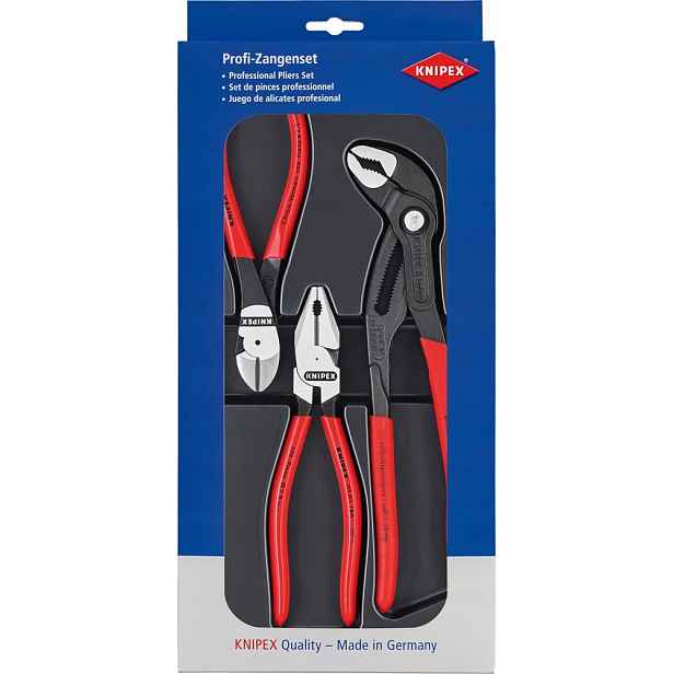 Sada kleští se zvýšeným pákovým převodem, 3dílná 00 20 10 Knipex