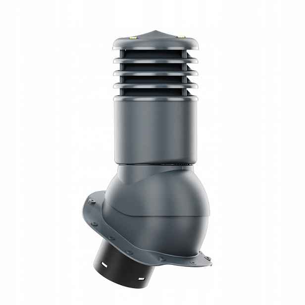 Větrací komín Smartline profil B fi 150 mm, zateplený, antracitový