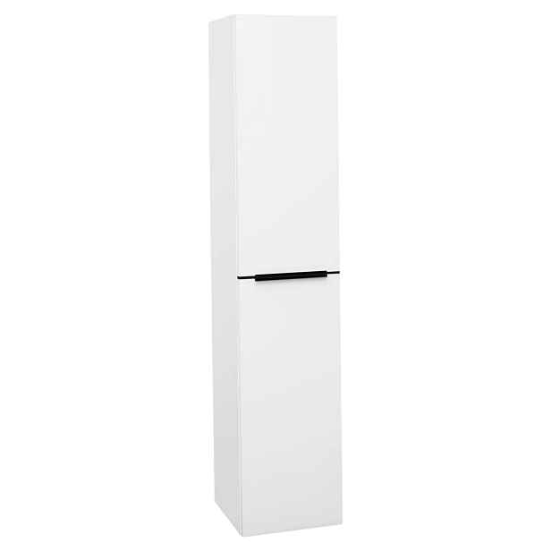Skříňka vysoká EBS Nevio B 350×1 700×385 mm bílá lesk NEVIOV35CB