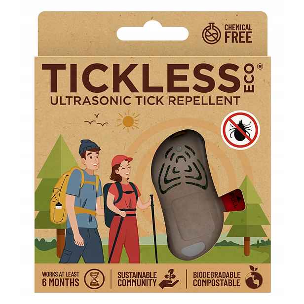 Tickless Eco Human Zařízení na ochranu proti klíšťatům Hnědá