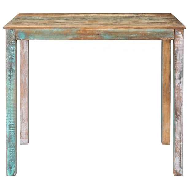 vidaXL Barový stůl 110 x 55 x 100 cm Masivní znovu použité dřevo