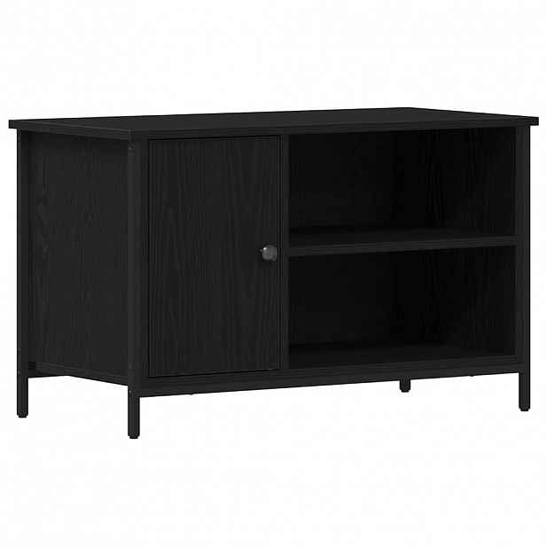 vidaXL Televizní skříň 80 x 40 x 50 cm Černý dub Kompozitní dřevo