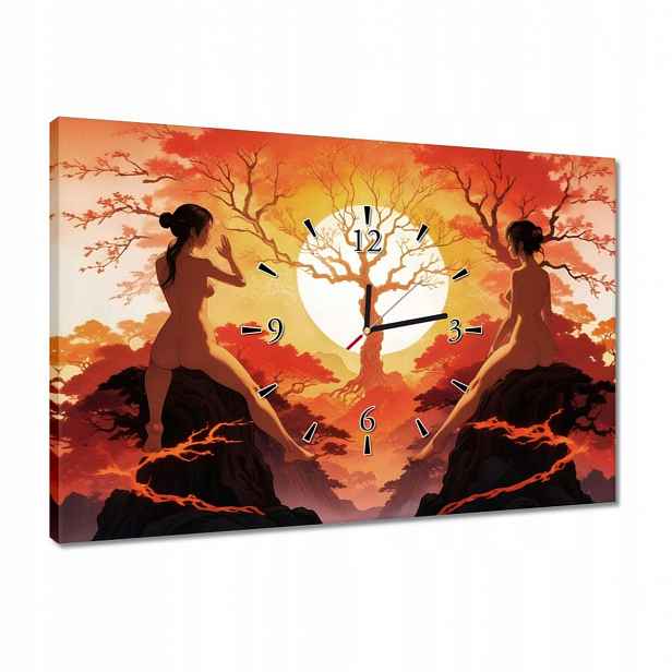 Hodiny 60x40 Symbol stromu života