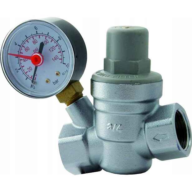 Reduktor Tlaku Vody S Manometrem 1" Palce DN25 Goshe