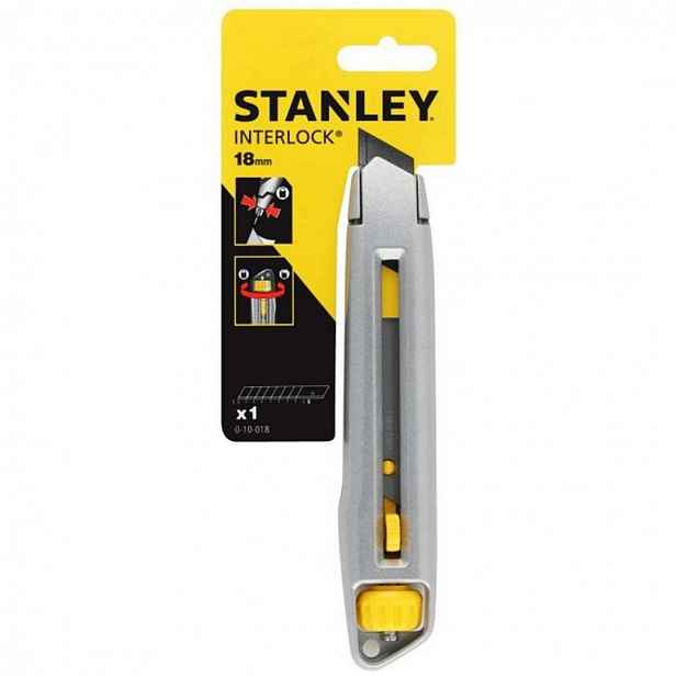 Stanley - Nůž s odlamovací čepelí Interlock, šířka 18 mm 4-10-018