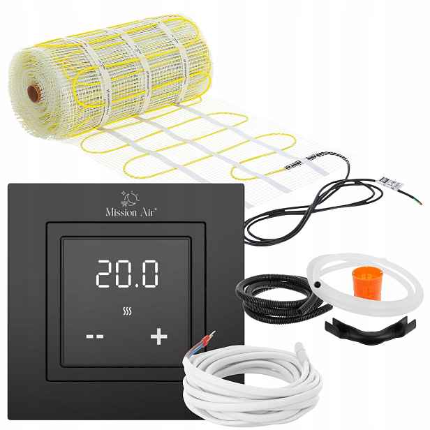 Set podlahového vytápění vyhřívací podložka 160 W/m² 8 m²