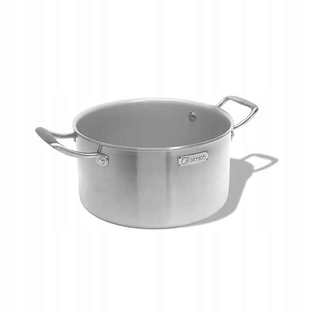 Elmich Nepřilnavý nerezový hrnec Tria Ceramic s keramickým povrchem Ø 24 cm
