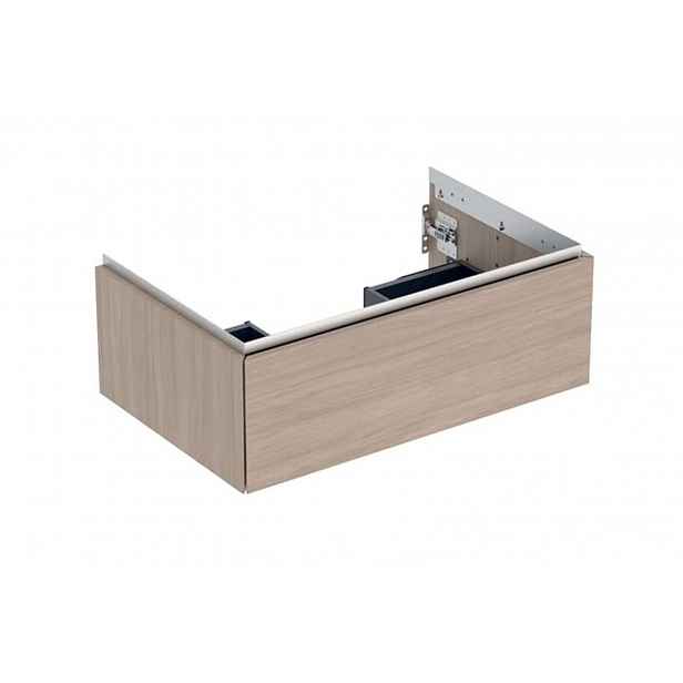 Geberit ONE - Umyvadlová skříňka 74x27x47 cm, 1 zásuvka, dub 505.072.00.5