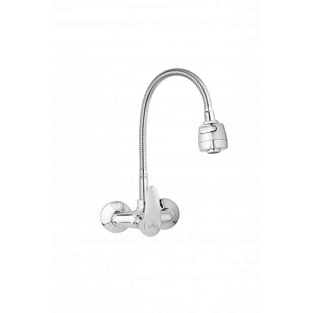 JB Sanitary Nástěnná baterie SLIM, rozteč 100 mm, pružné ramínko A10 33 90
