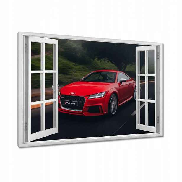 Obrazy 120x80 Červené Audi Auto
