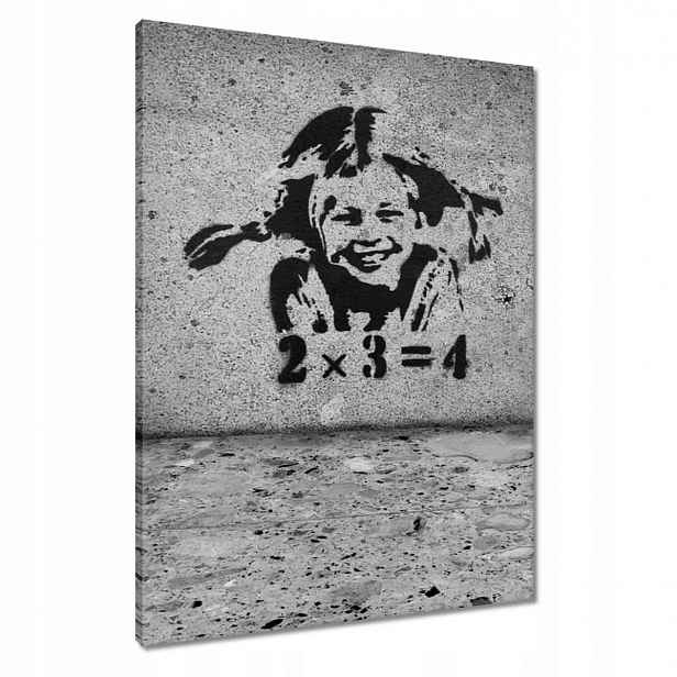 Obrazy 60x80 Banksy Dívka Pihy