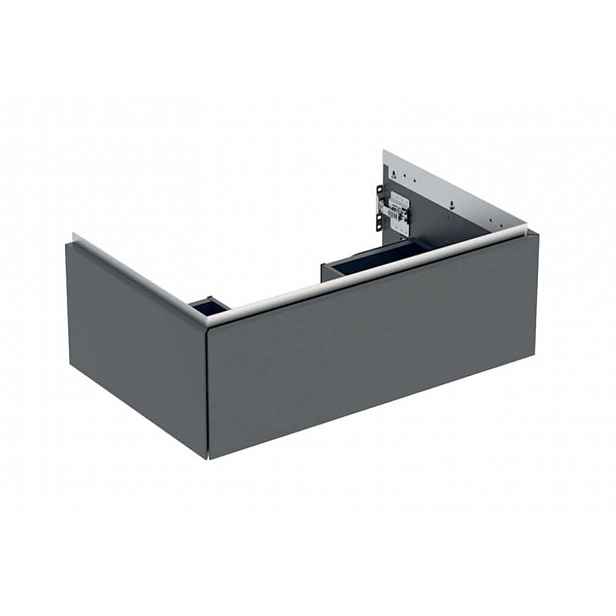 Geberit ONE - Umyvadlová skříňka 74x27x47 cm, 1 zásuvka, lávová 505.072.00.3