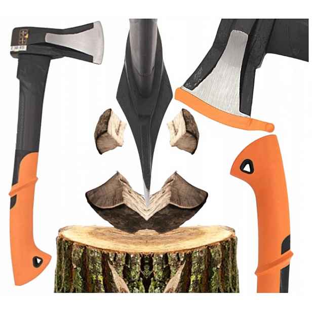 Sekera Na Dřevo S Klínem Na Štípání Dřeva 2.0 kg 600 mm Fiberglass