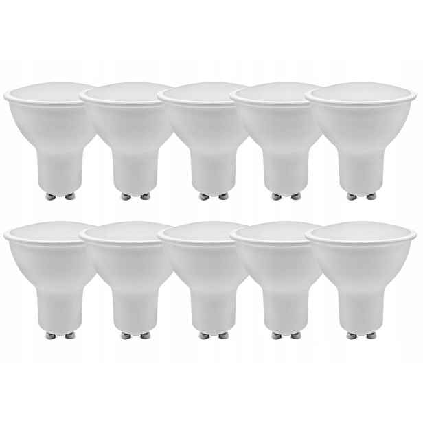 10x Led žárovka Samsung 7W ~60W GU10 Studená Premium