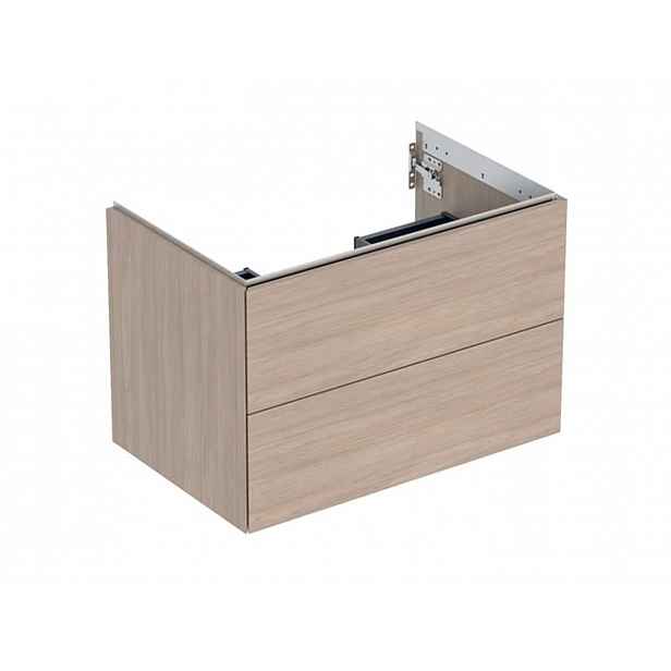 Geberit ONE - Umyvadlová skříňka 74x50x47 cm, 2 zásuvky, dub 505.262.00.5