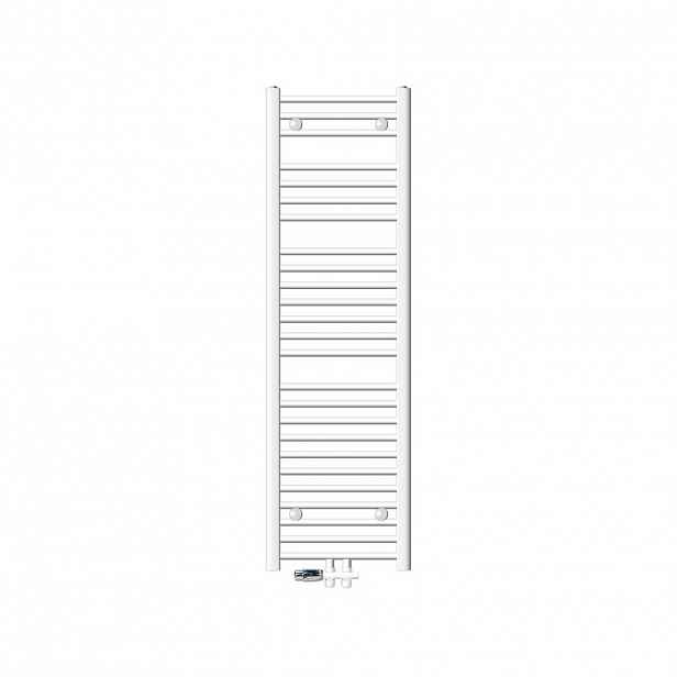 LuxeBath KOUPELNOVÝ radiátor Sahara 400 x 1500 mm, bílý, rovný, s průchozím ventilem