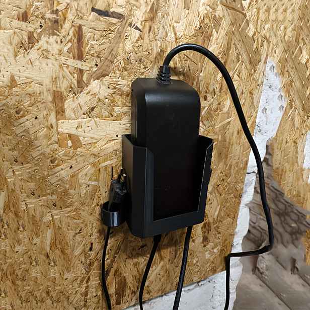 TEMU Stěnový držák pro 4A elektrické kolo - Úsporný design, odolný nástěnný úložný stojan s kartáčovaným povrchem, bez nutnosti montáže, trvanlivá