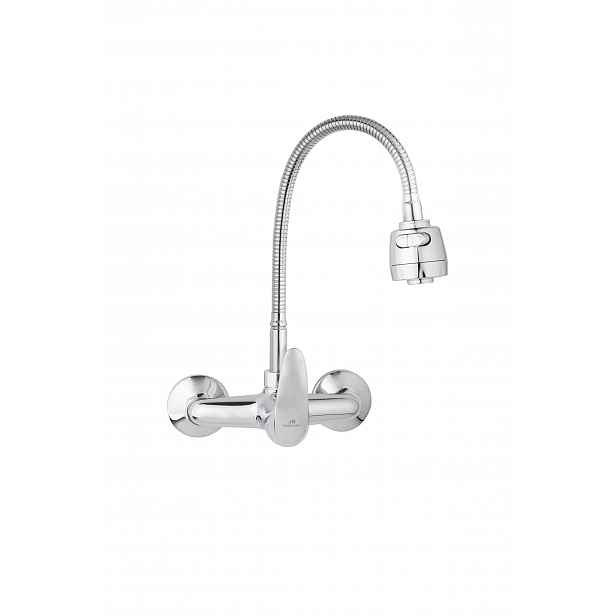 JB Sanitary Nástěnná baterie SLIM, rozteč 150 mm, pružné ramínko A10 38 90