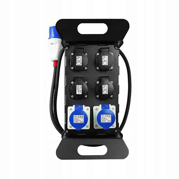 Kempingová elektro rozvodnice 3x230V 2x230V Usb rozvodnice se zástrčkou
