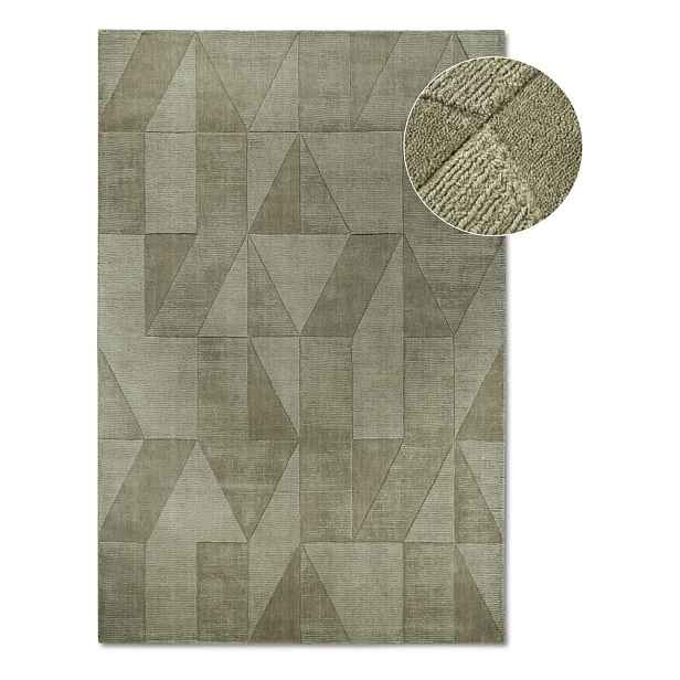 Zelený ručně tkaný vlněný koberec 80x150 cm Ursule – Villeroy&Boch