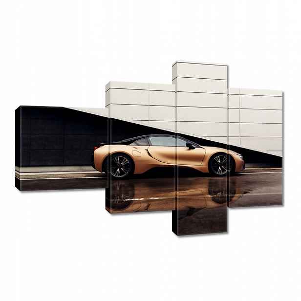 Obraz 100x70 Zlaté Bmw Auto
