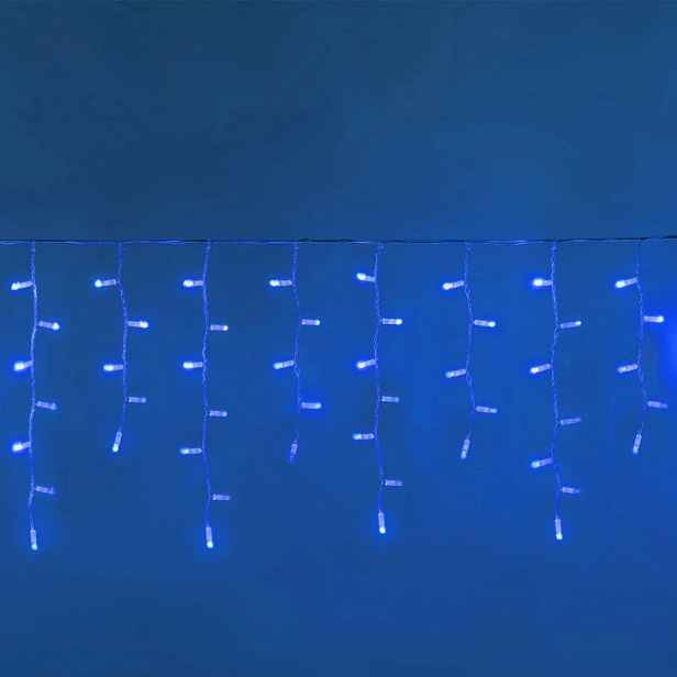 eCa Vánoční světelný závěs 300 Led modrý 15 m