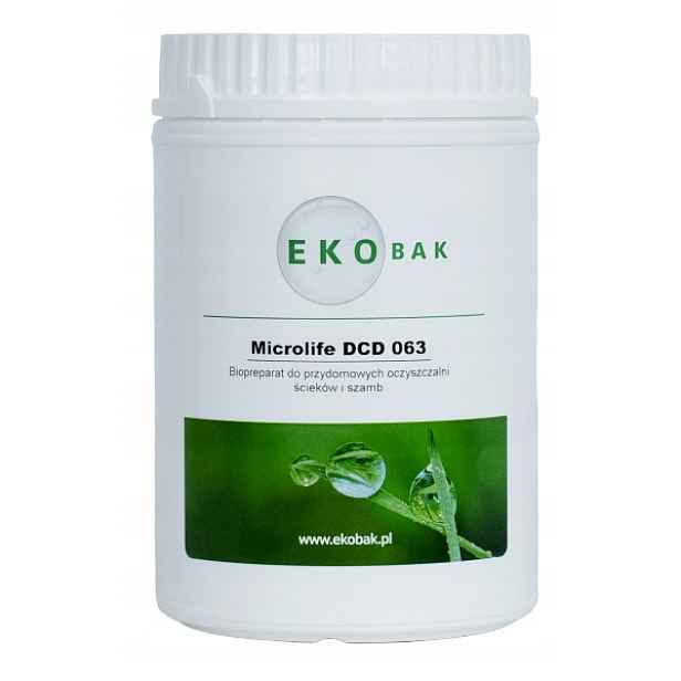 Ekobak Microlife DCD 063 Bakterie do septiku čističky 1 kg