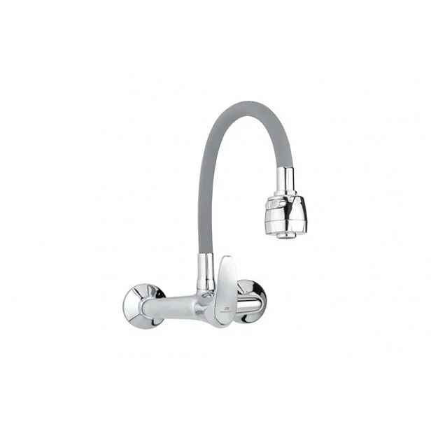 JB Sanitary Nástěnná baterie SLIM, rozteč 150 mm, šedé flexi ramínko A10 38 98