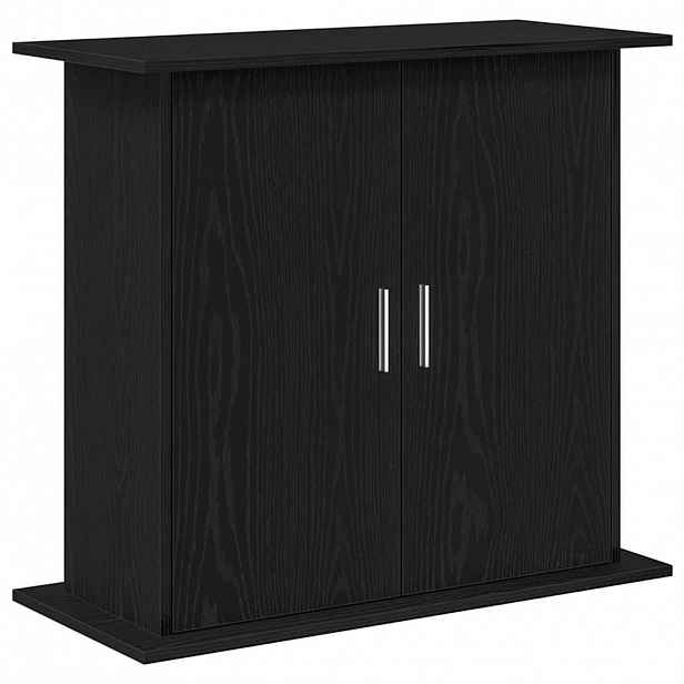 vidaXL Stojan na akvárium černý dub 81 x 36 x 73 cm, konstrukční dřevo