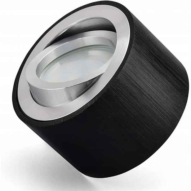 Kyotech Led reflektor pro zabudování, plochý, výklopný, stropní, černý