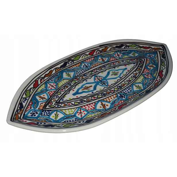 Gruzie Chaczapuri Pide Pizza Turecká Pizza Velký Krásný Talíř 43 cm