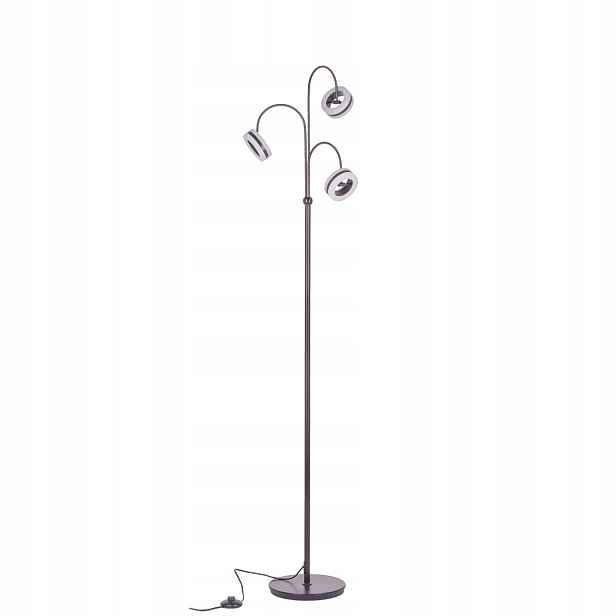 Stojací lampy Italux Metis Led 14,4W 3000K 1100lm loftové hnědé
