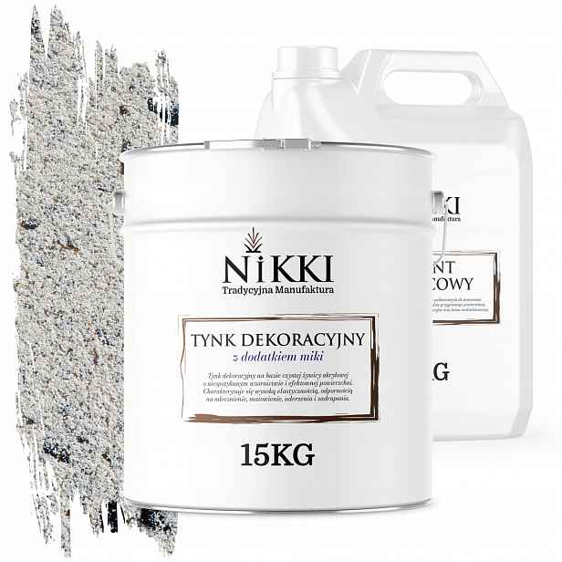 Dekorativní Omítka Vnější/vnitřní 15 Kg Šedá, Světlá Černá Mika D902 Podklad