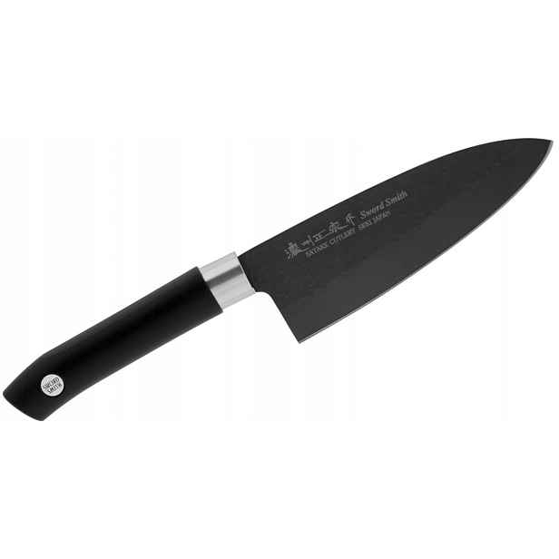 Nůž Na Filetování Satake Swordsmith Black Deba čepel 16 cm japonský