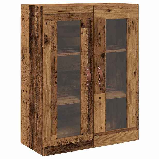 vidaXL Nástěnná skříňka Staré dřevo 69,5 x 34 x 90 cm Kompozitní dřevo