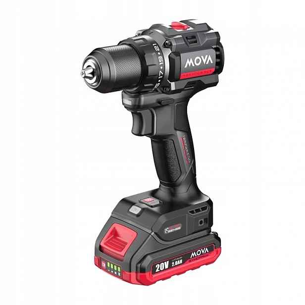 Aku Vrtačka bezkartáčový Mova PD80K 20V 80Nm (baterie a nabíječka