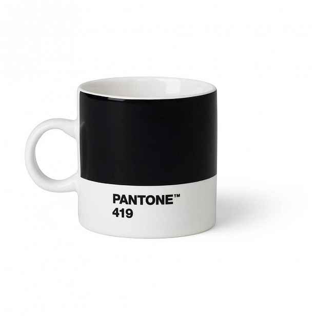 Černý hrnek Pantone Espresso, 120 ml