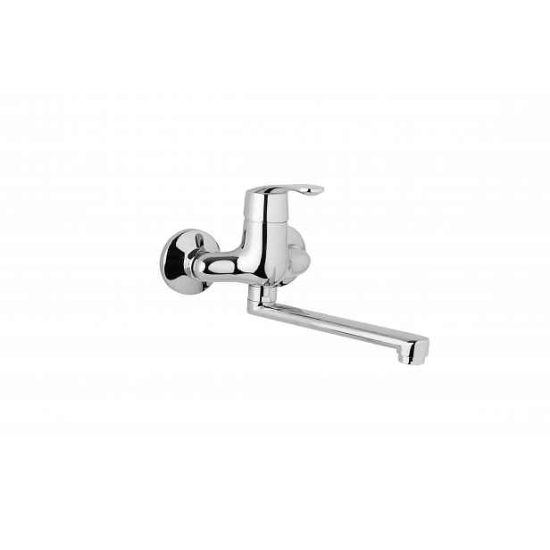 JB Sanitary Nástěnná dřezová a umyvadlová baterie HELA-ECO, rozteč 100 mm, ramínko 200mm, 6 l/min L06 30 00