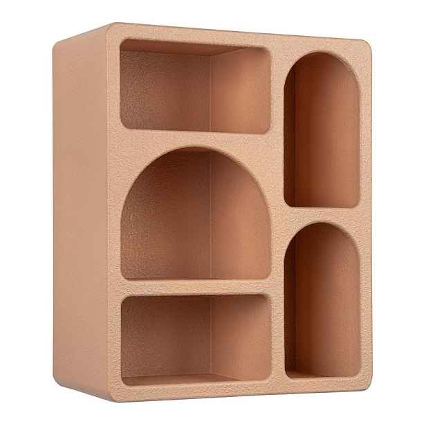 Patrová police v terakotové barvě 40 cm Creamy – Bizzotto