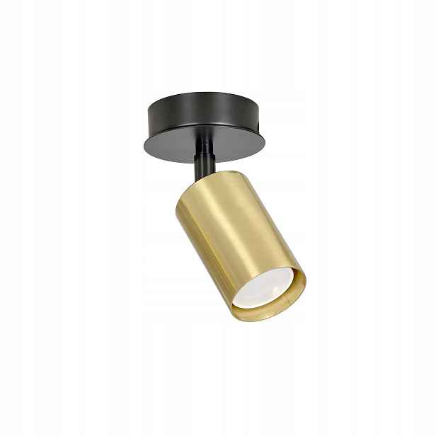 Emibig Spot Zen 1xGU10 30W Černý Zlatý, Nastavitelný Úhel Svítení