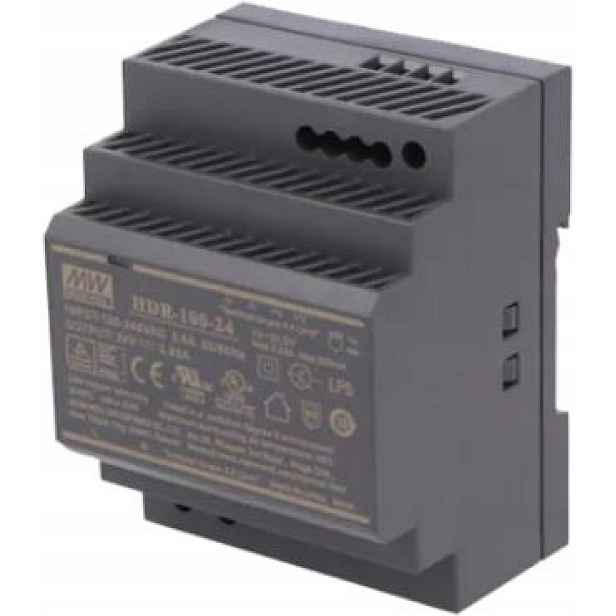 Napájecí zdroj 24V DC 100W na Din lištu černý ZS-24/100 Tech Ovladače