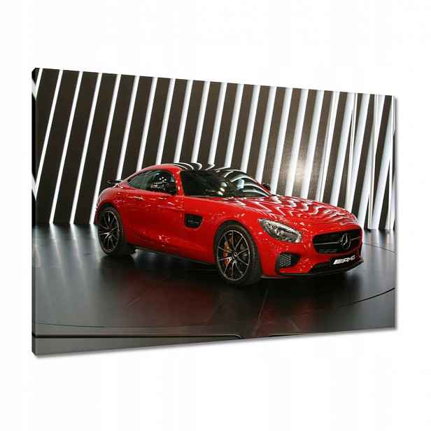 Obrazy 100x70 Červený Mercedes Amg