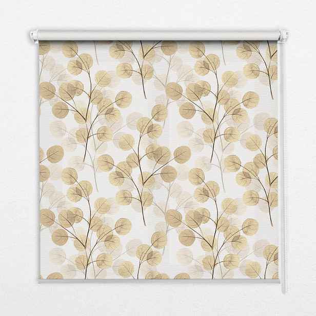 TULUP VNITŘNÍ roleta - okenní roleta - roleta - 60x140 cm - Žluté větve
