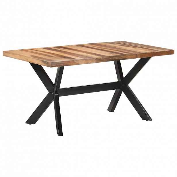 vidaXL Jídelní stůl 160x80x75 cm masiv s medovou povrchovou úpravou
