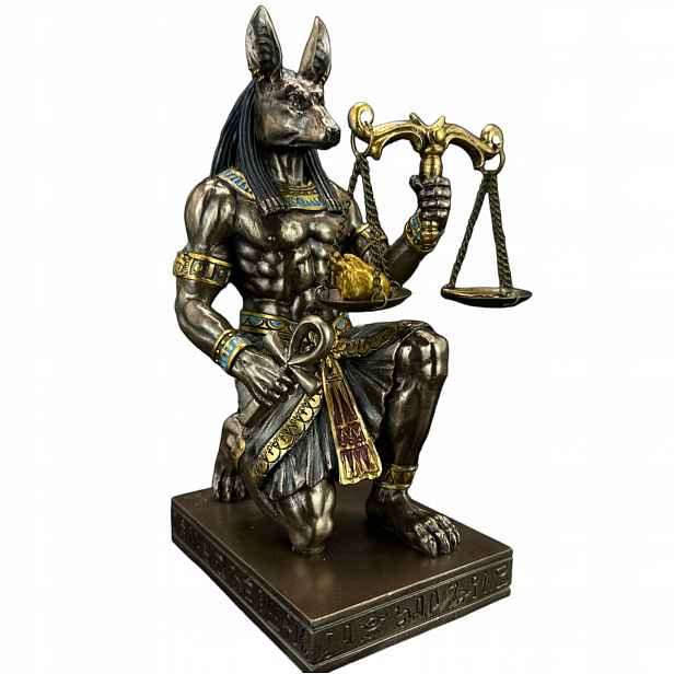 Egyptský klečící bůh smrti Anubis, opatrovník zesnulých Veronese WU77959A4