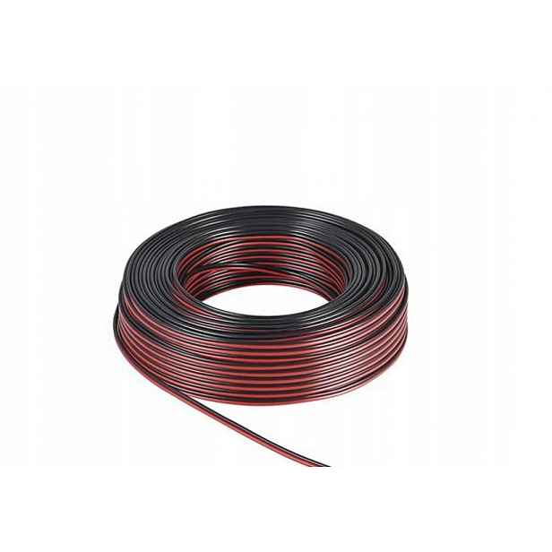 Kabel 2žilový kabel pro Led pásky 100 mb 2x0,5