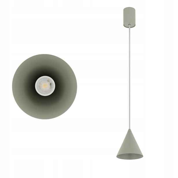 Závěsná lampa v zeleném odstínu Zenith Xs, stínidlo, kužel 11492 Nowodvorski