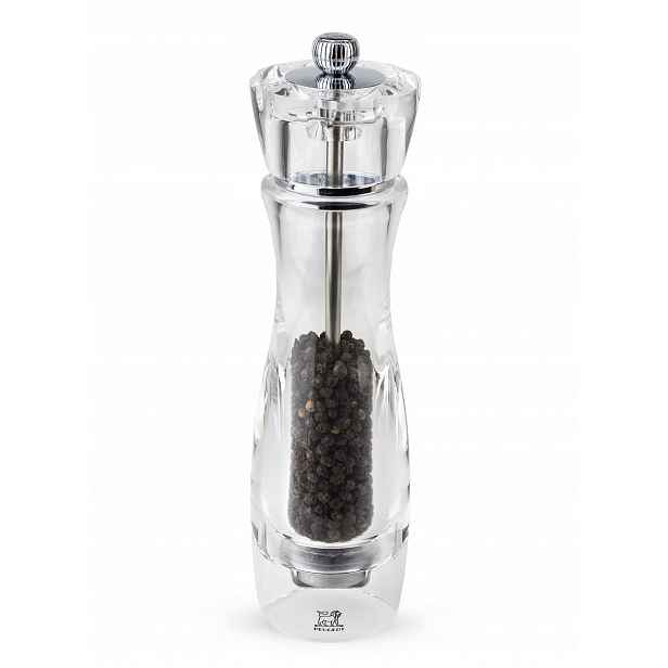 Mlýnek na pepř Peugeot Vittel 23 cm, průhledný akryl