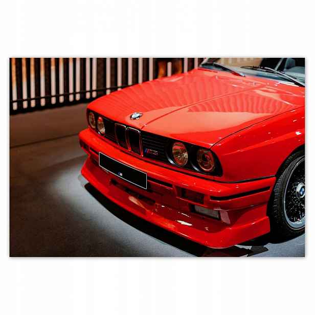 Plakáty 200x135 Červené Bmw M3 Trojka
