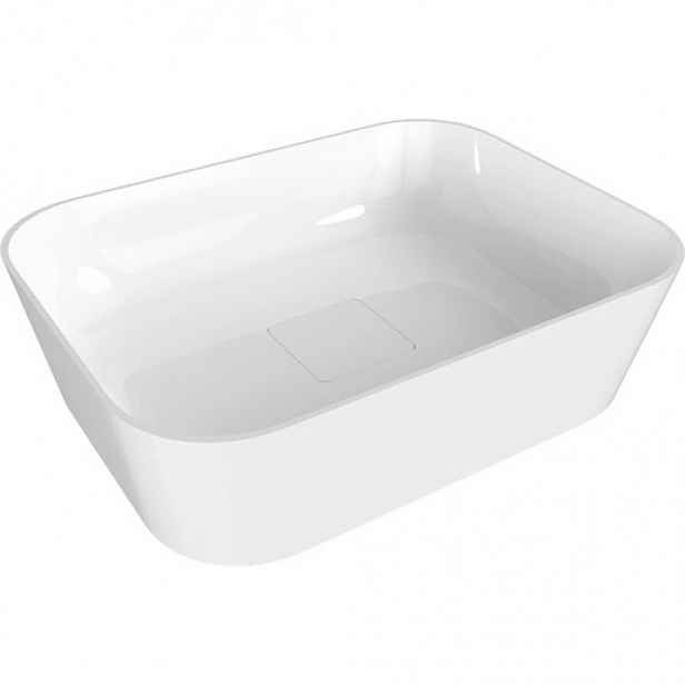 Polysan Banera umyvadlo na desku 49,5x34,5 cm bez přepadu bílá 14596